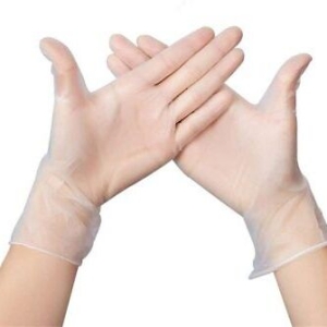Vinyl-U-Handschuhe