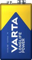 Varta Longlife Power 4922 E-Block 6LR61 Alkaline 9V Batterie