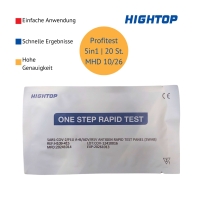 HighTop Combo 5in1 Antigen Profi-Schnelltest Covid-19, RSV, 