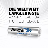 Energizer Ultimate Lithium AAA Micro LR03 FR3 L92 MN2400  1,