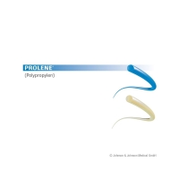 PROLENE, blau, monofil, P-1, visi black, 6/0, 45cm 2