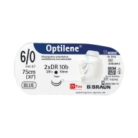 B.Braun OPTILENE, blau, monofil, DS-19,  gallery