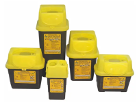 Sharpsafe Abfallcontainer grau, mit gelb gallery
