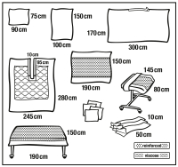 Foliodrape Protect Plus H&uuml;ft-Set VI, extra...