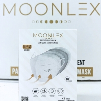 MOONLEX FFP2-Maske 5-lagig CE2890 einzeln foliert | schwarz 