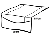 Foliodrape Auffangbeutel - 80x115 cm,...
